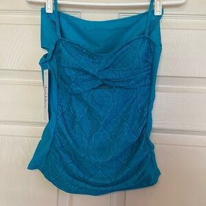Nicole Miller 2PC Bandeau tankini sz6
